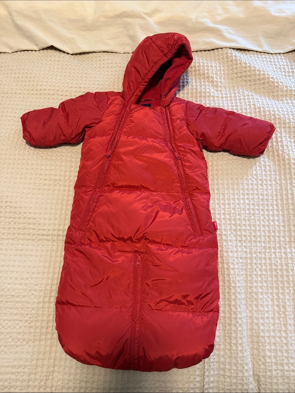 GAP Red Hooded Infant Sleep Sack